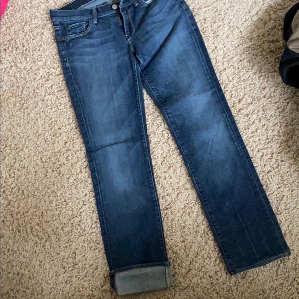 7 for mankind straight leg jeans great condition